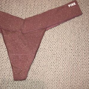 VS PINK sparkle thong
